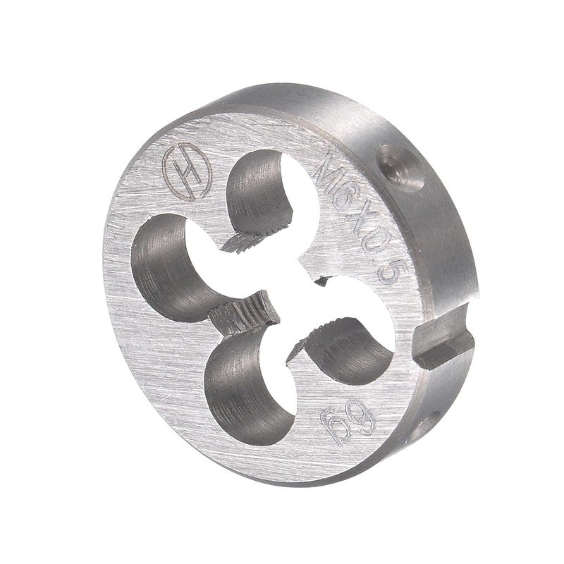 TOP-VIGOR M6 x 0.5mm Metric Tap and Die Set, Right Hand Machine Thread Tap with Round Threading Die for Making or Repairing Threads on Iron, Copper, Steel and Other Metal Materials - Image 4